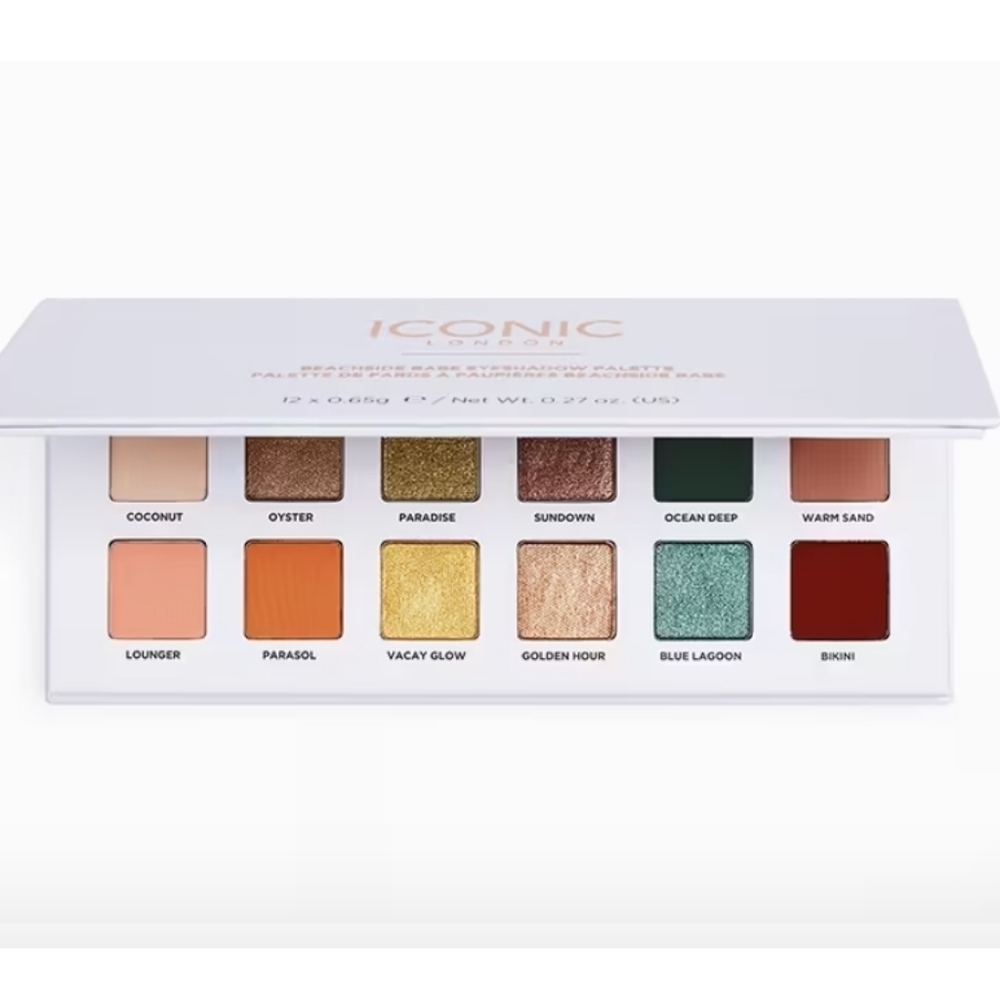 ICONIC London Beachside Babe Eyeshadow Palette New In Box